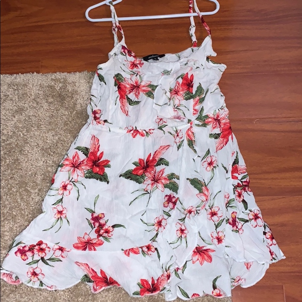 flower flowy dress